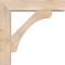 Ekena Millwork Legacy Block Smooth Bracket w/ Offset Brace, Douglas Fir, 7 1/2"W x 34"D x 34"H BKT0806X34X34LEC05SDF - alternate 3